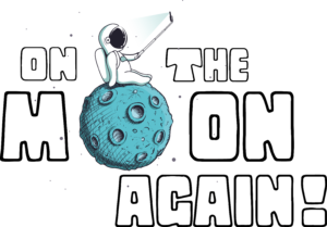 OnTheMoonAgain_Logo_White Logo On The Moon Again